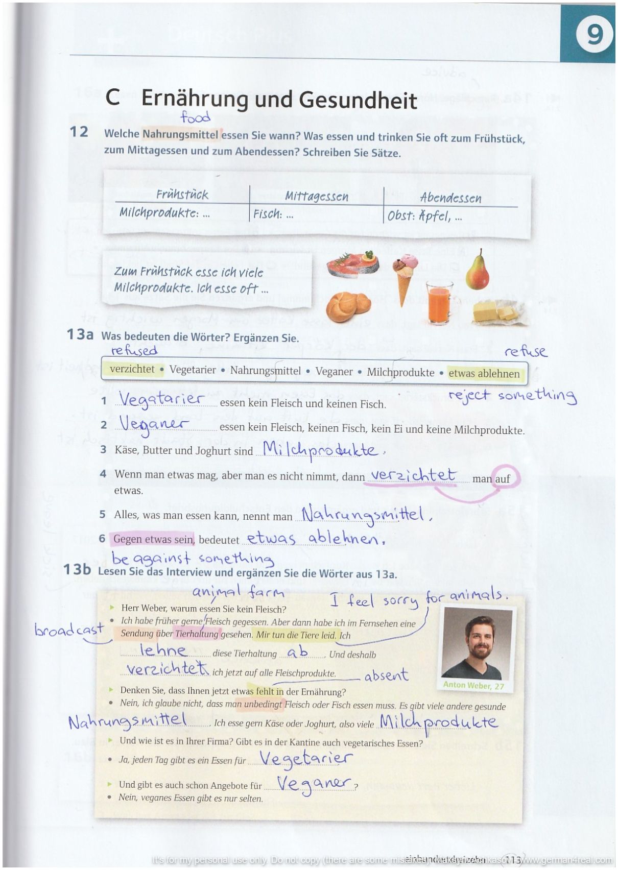 Pluspunkt A2 (Kursbuch) -  page 113