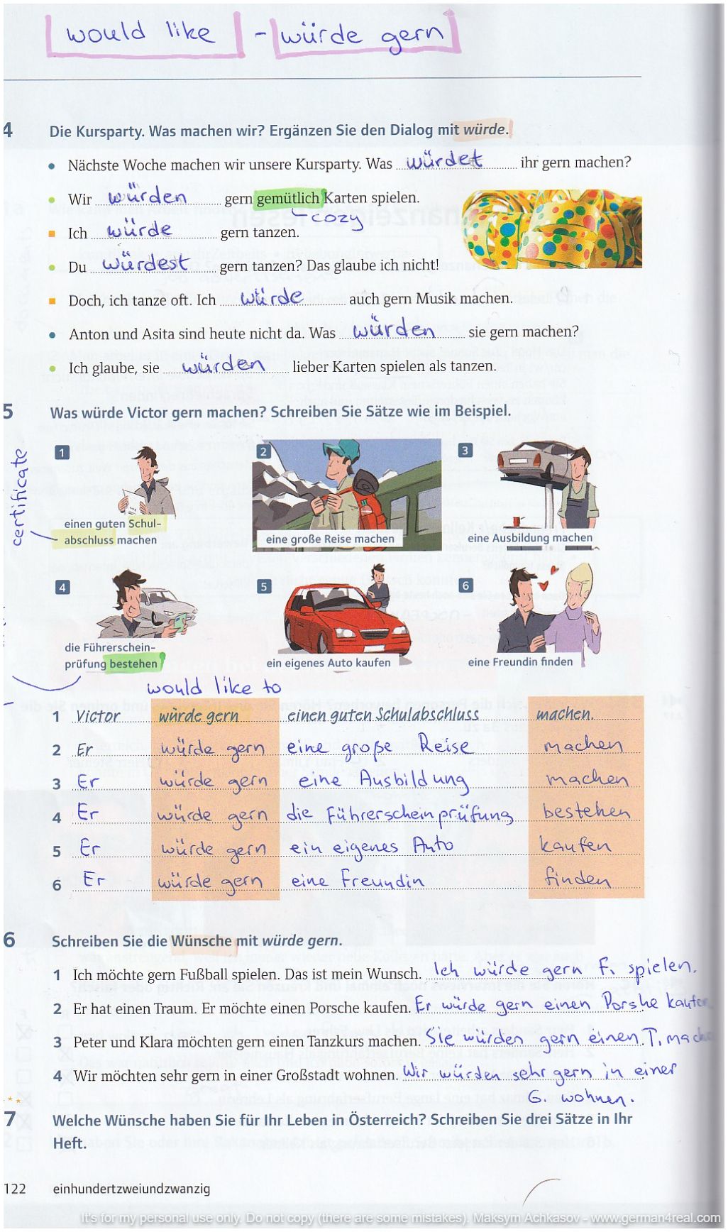 Pluspunkt A2 (Kursbuch) -  page 122