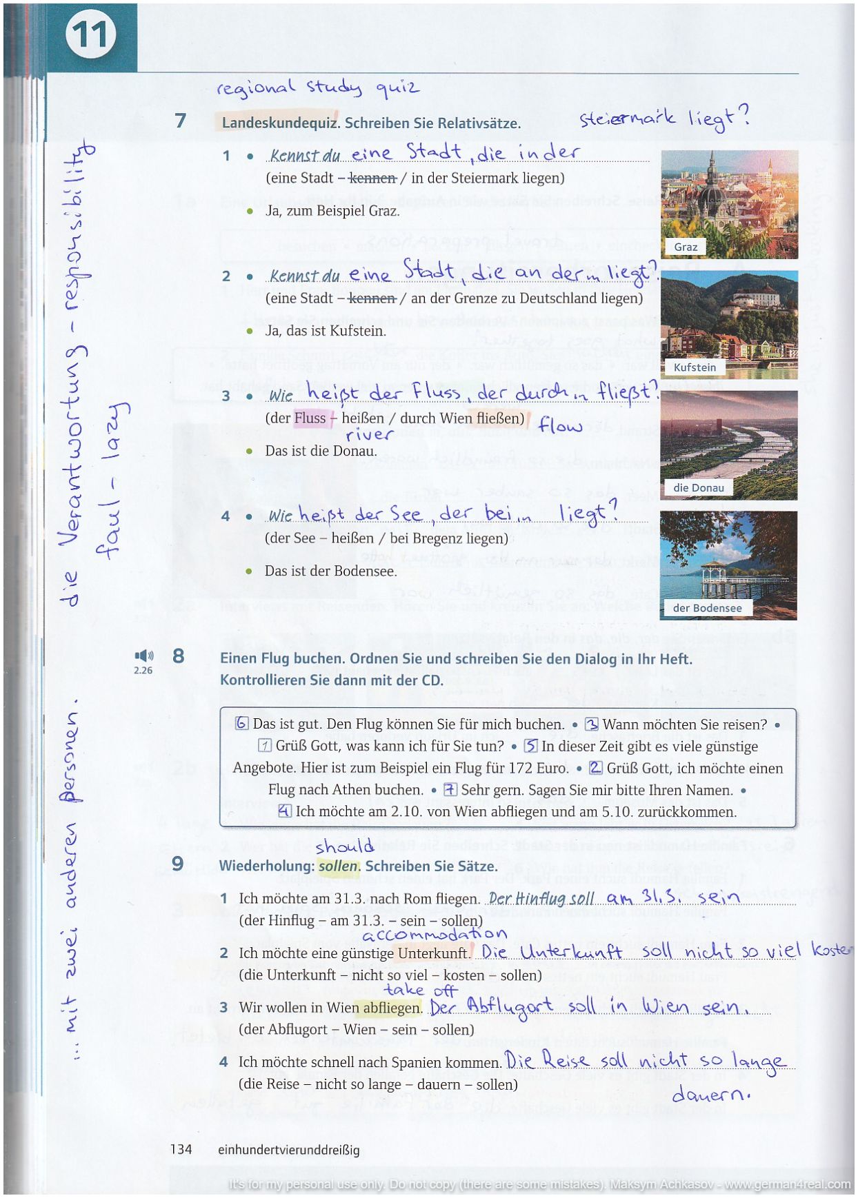 Pluspunkt A2 (Kursbuch) -  page 134