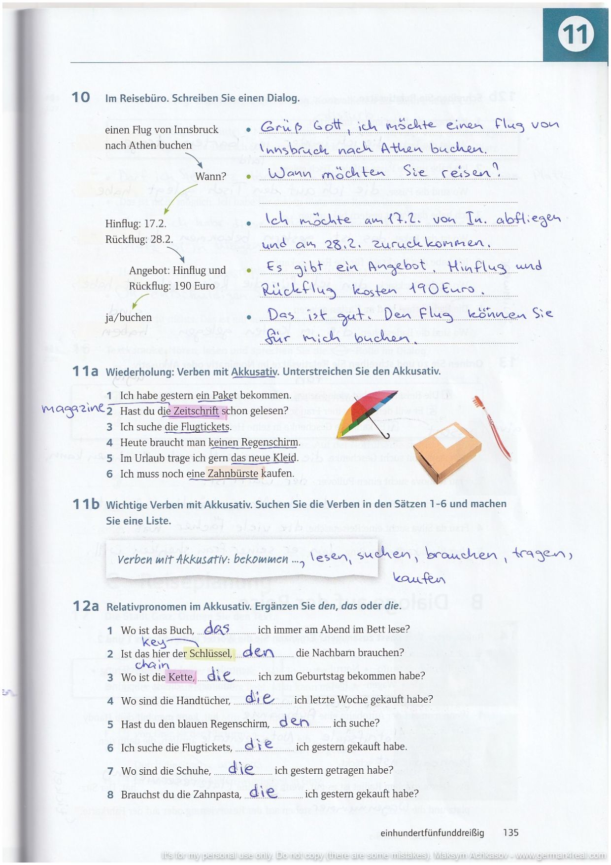 Pluspunkt A2 (Kursbuch) -  page 135