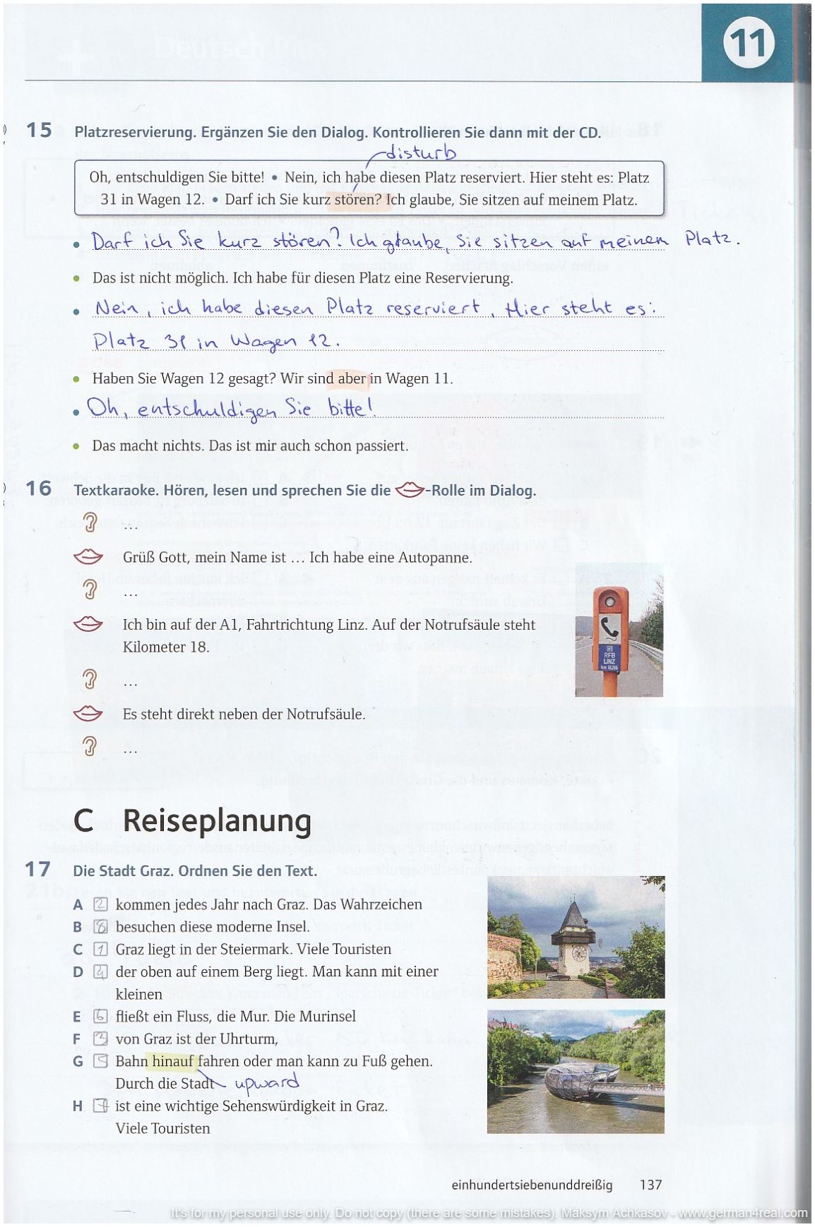 Pluspunkt A2 (Kursbuch) -  page 137
