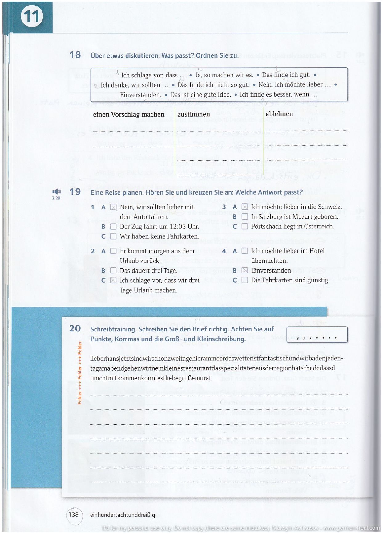 Pluspunkt A2 (Kursbuch) -  page 138