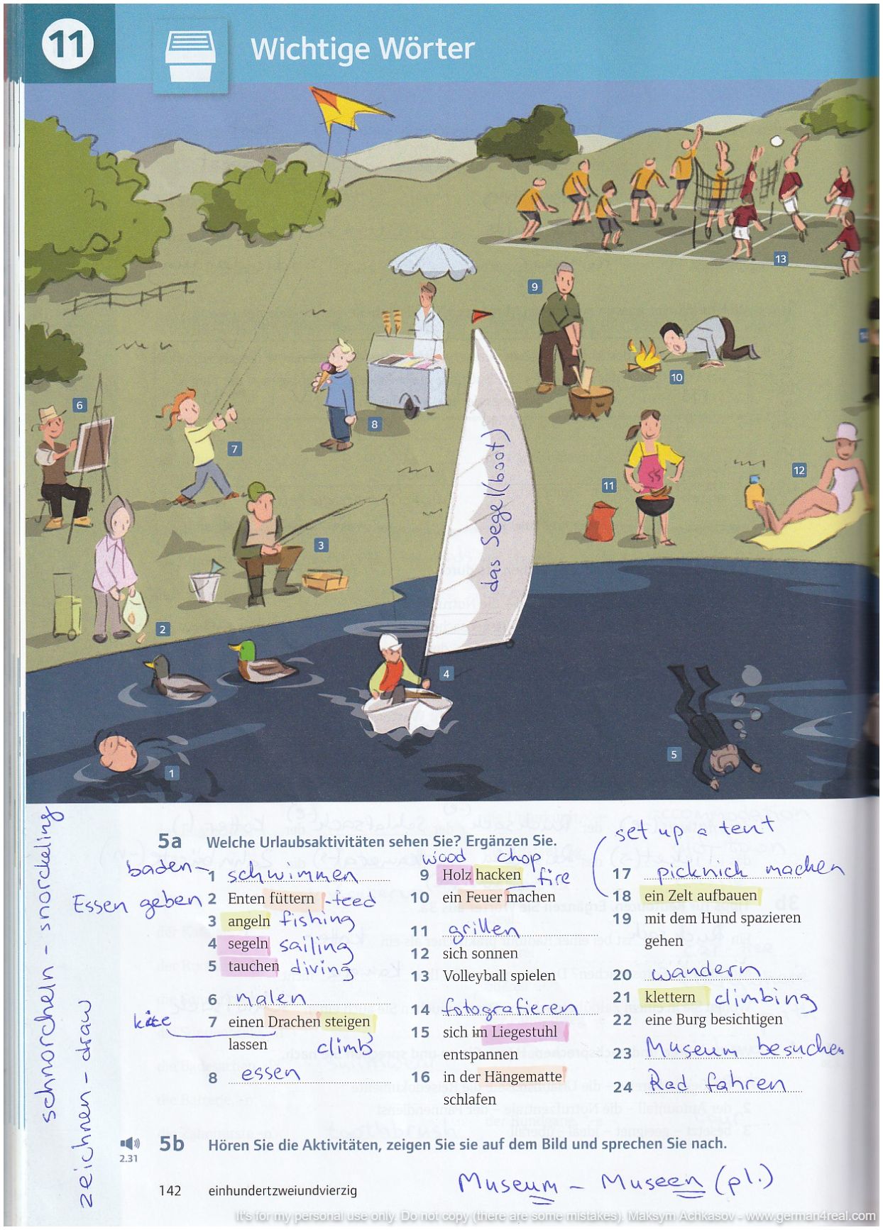 Pluspunkt A2 (Kursbuch) -  page 142
