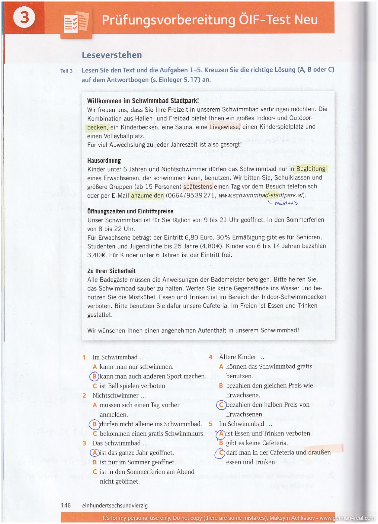Pluspunkt A2 (Kursbuch) -  page 146