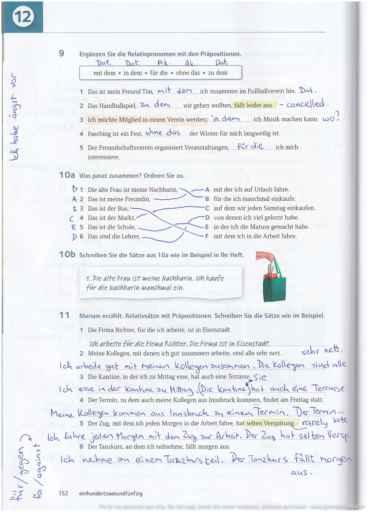 Pluspunkt A2 (Kursbuch) -  page 152