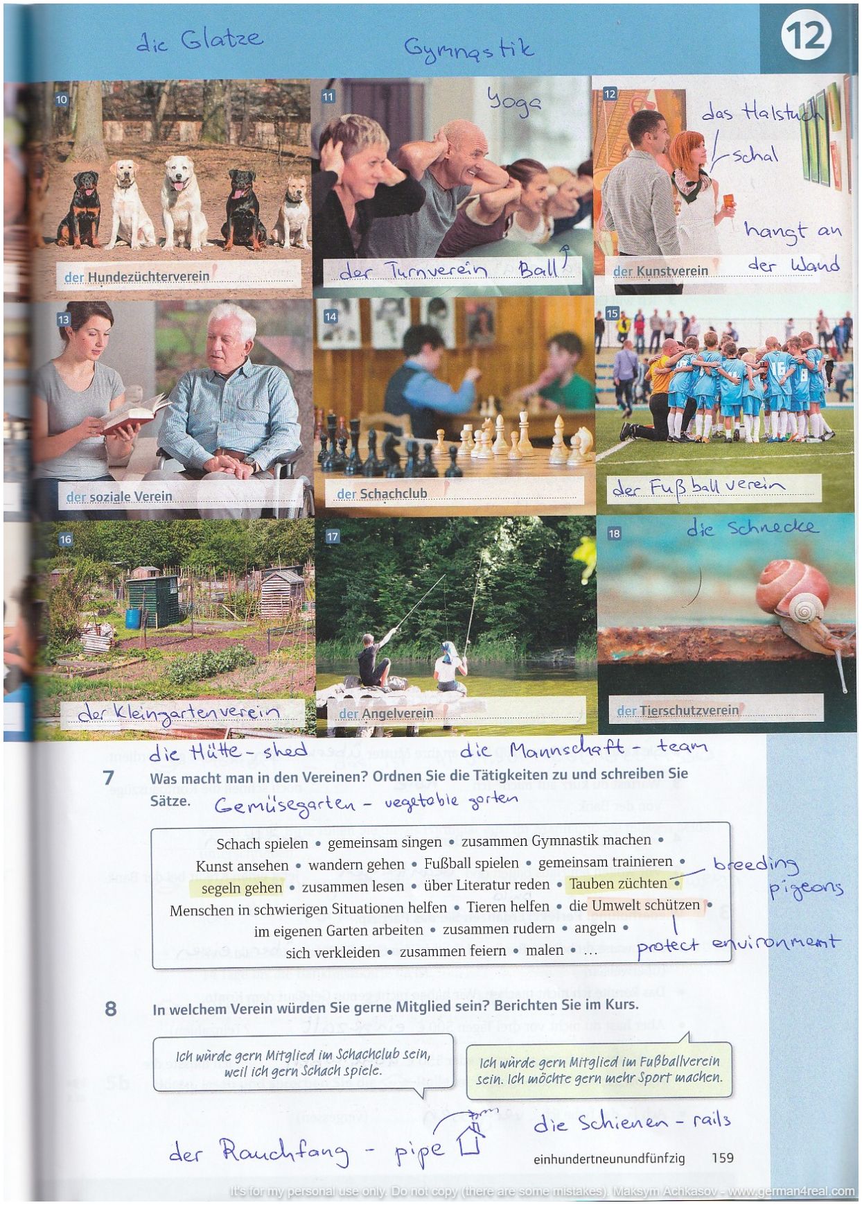 Pluspunkt A2 (Kursbuch) -  page 159
