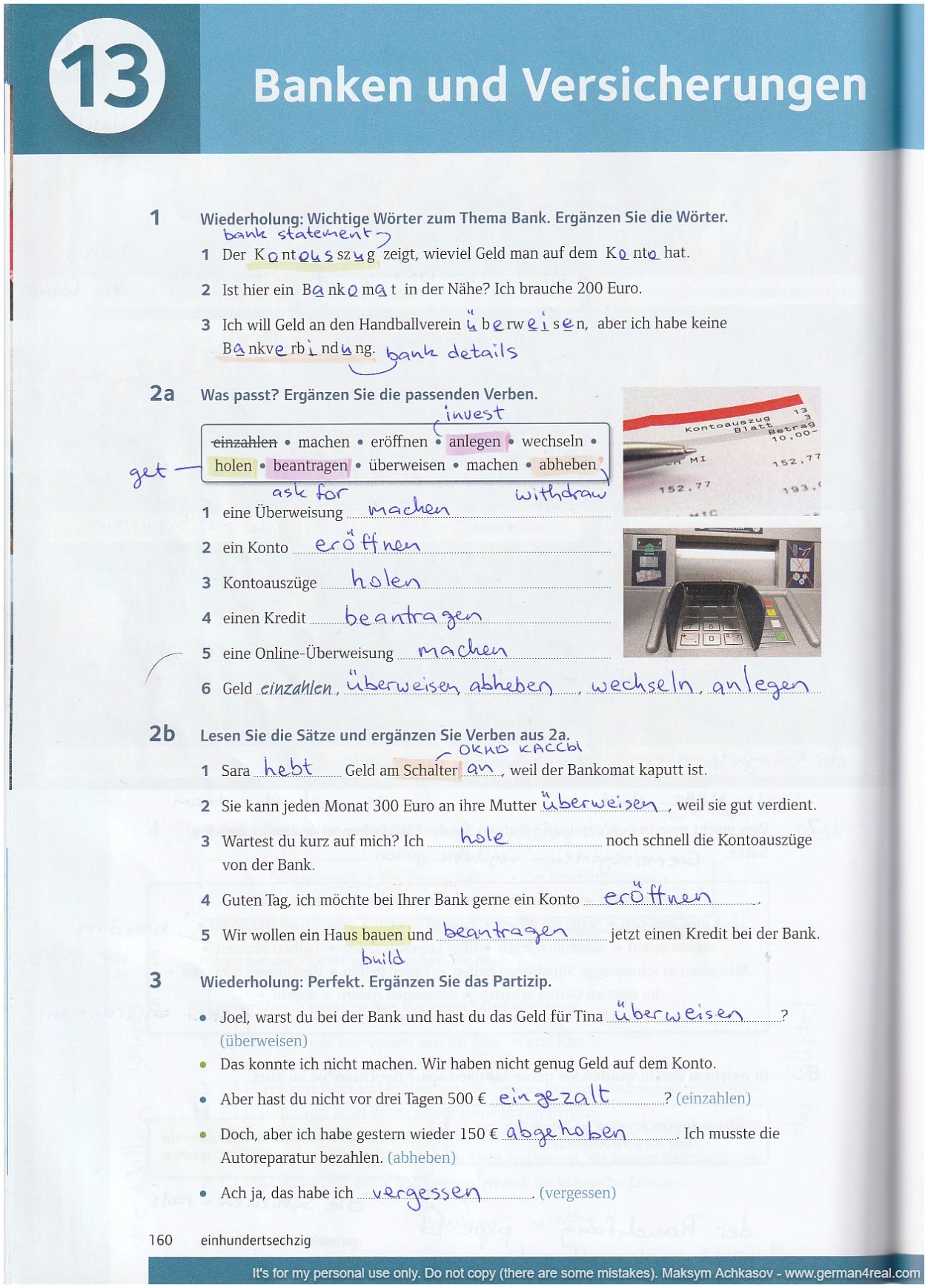 Pluspunkt A2 (Kursbuch) -  page 160