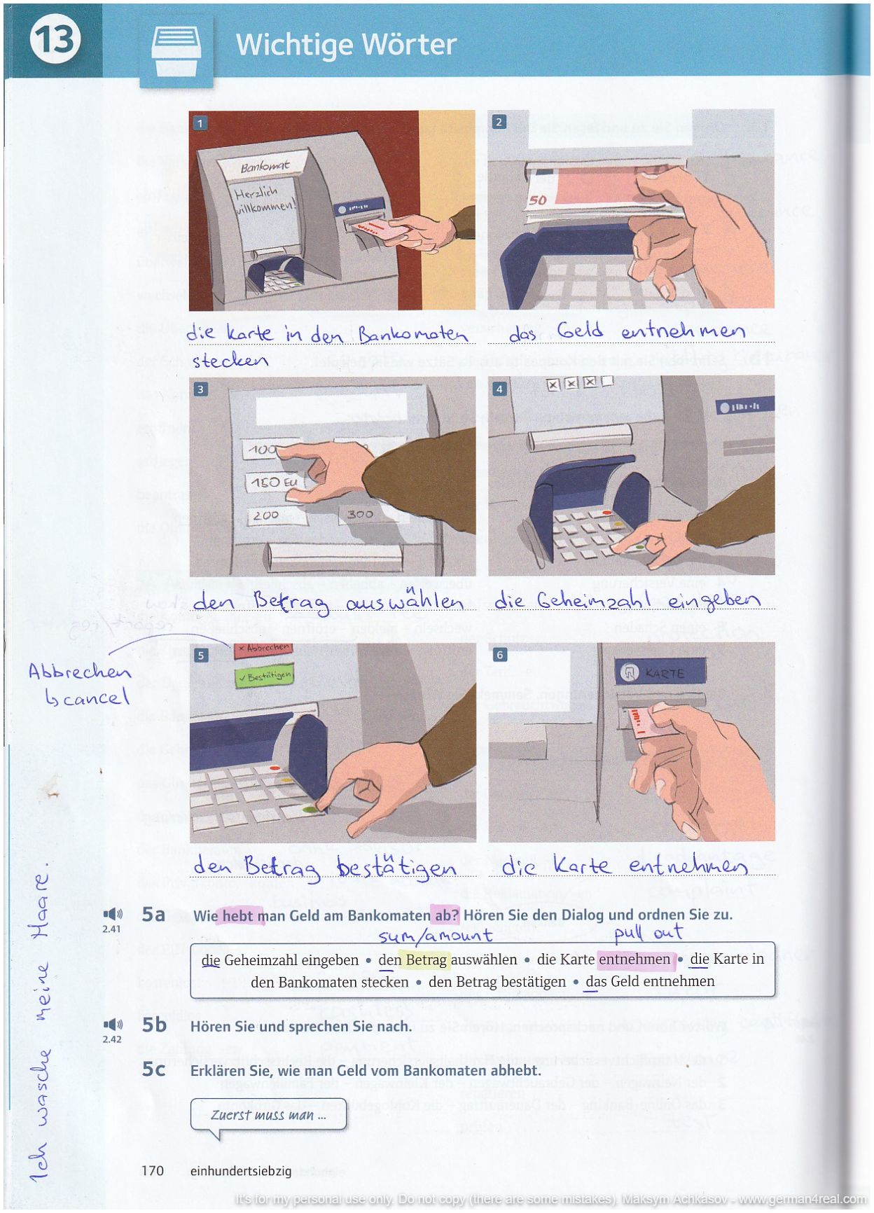 Pluspunkt A2 (Kursbuch) -  page 170