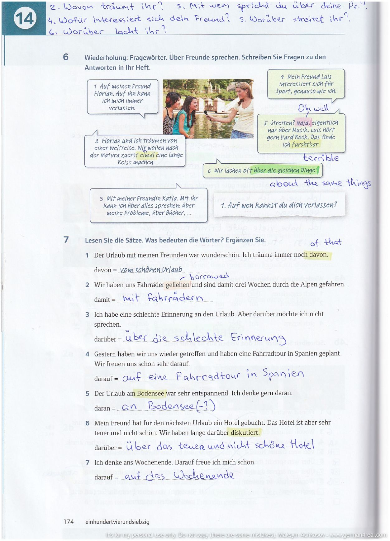 Pluspunkt A2 (Kursbuch) -  page 174