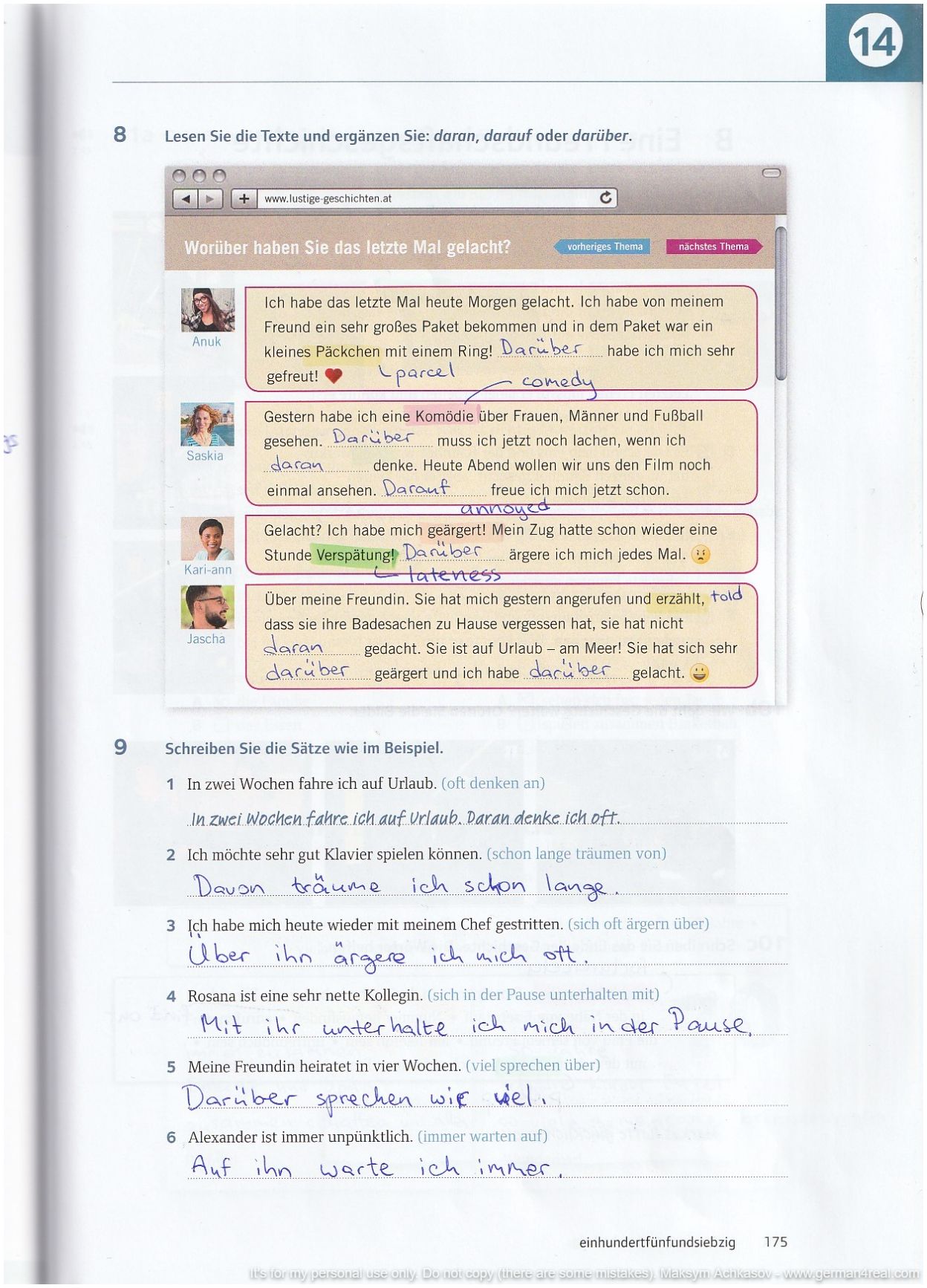 Pluspunkt A2 (Kursbuch) -  page 175