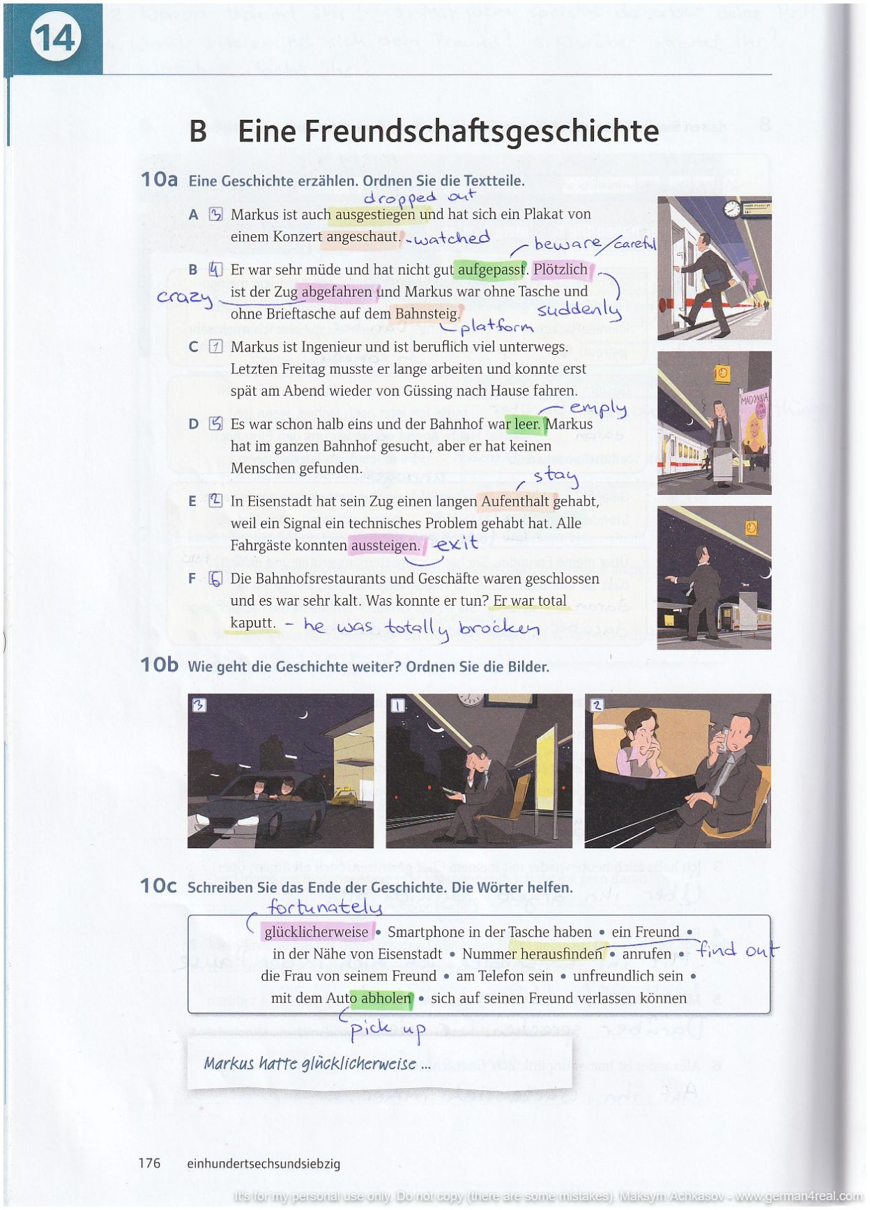 Pluspunkt A2 (Kursbuch) -  page 176