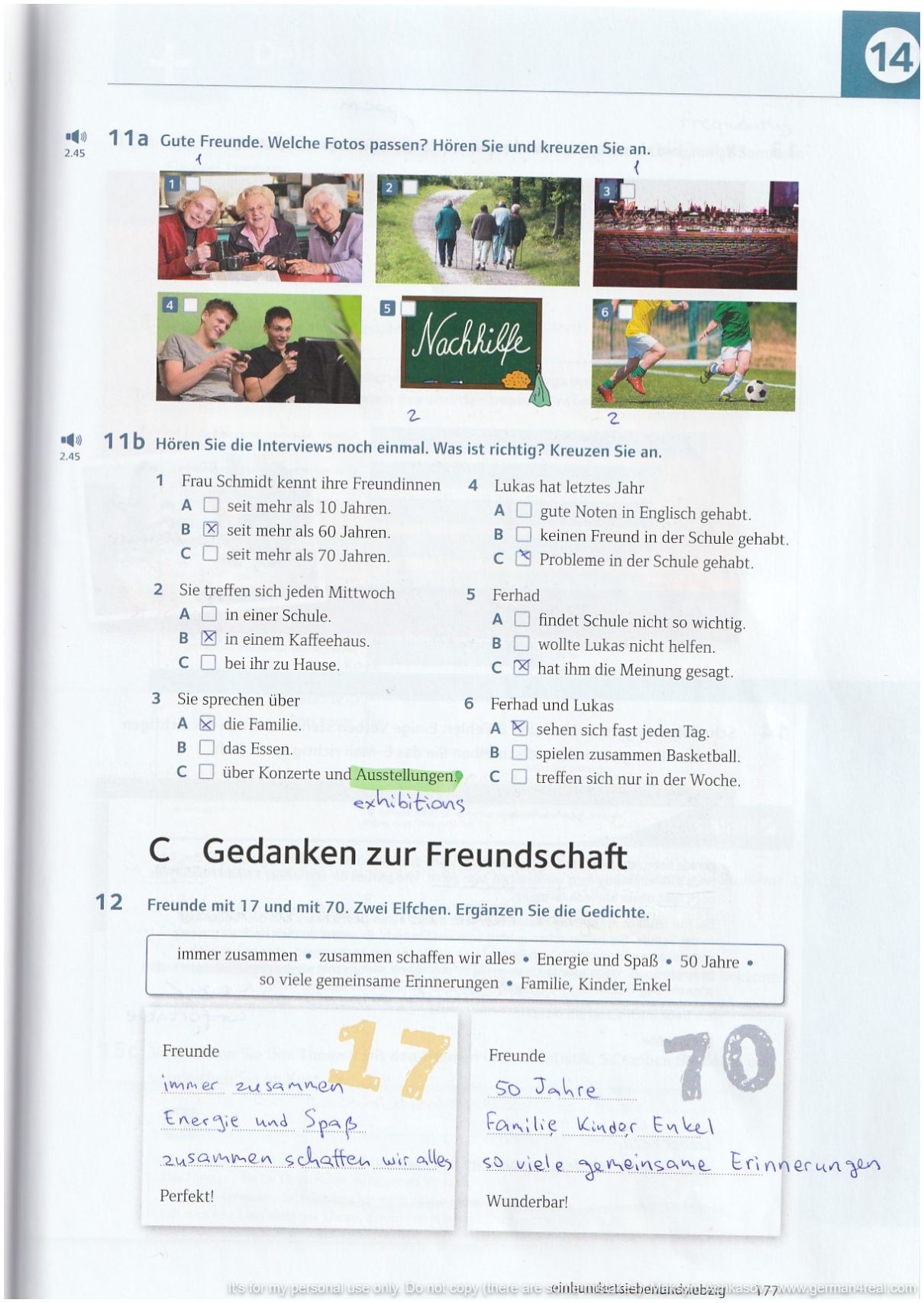 Pluspunkt A2 (Kursbuch) -  page 177