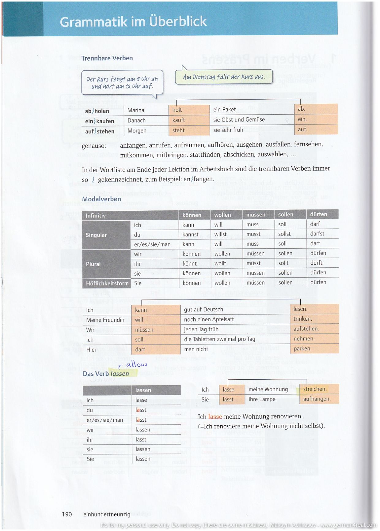 Pluspunkt A2 (Kursbuch) -  page 190