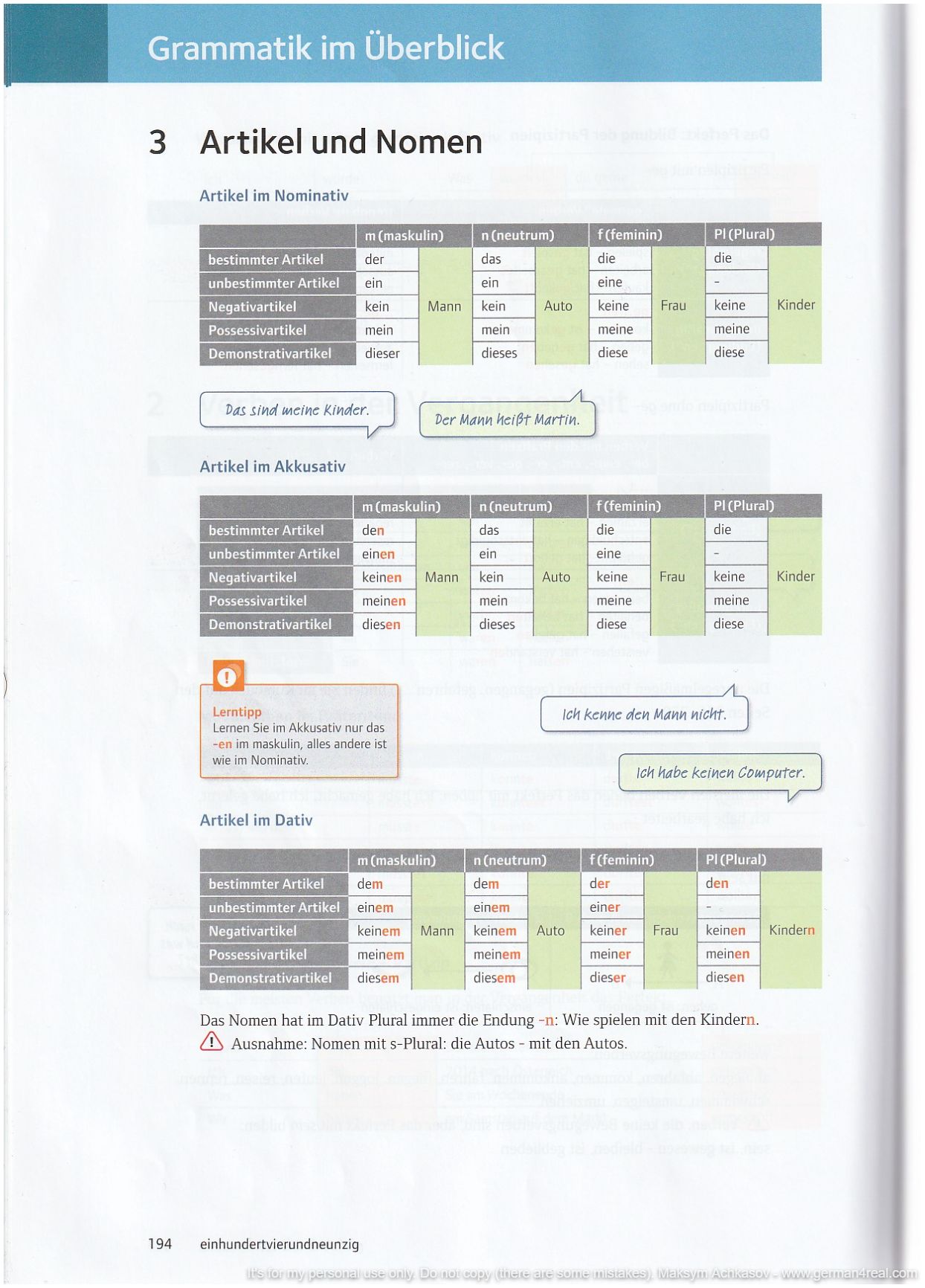 Pluspunkt A2 (Kursbuch) -  page 194