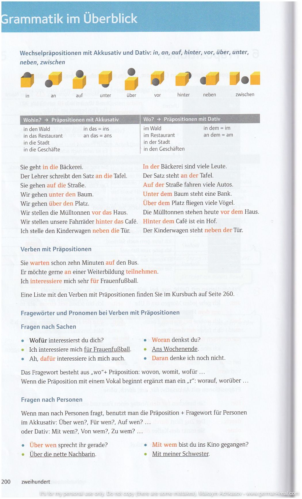 Pluspunkt A2 (Kursbuch) -  page 200