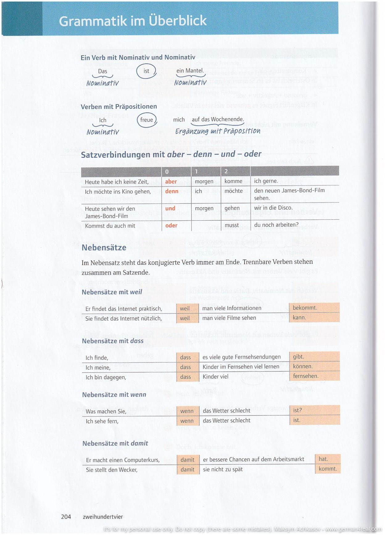 Pluspunkt A2 (Kursbuch) -  page 204