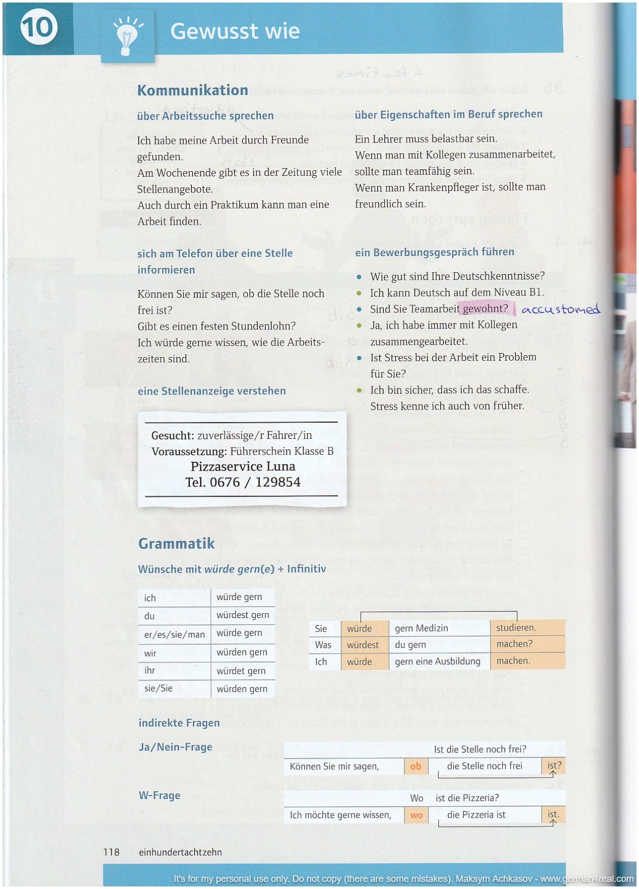 Pluspunkt A2 (Kursbuch) -  page 118