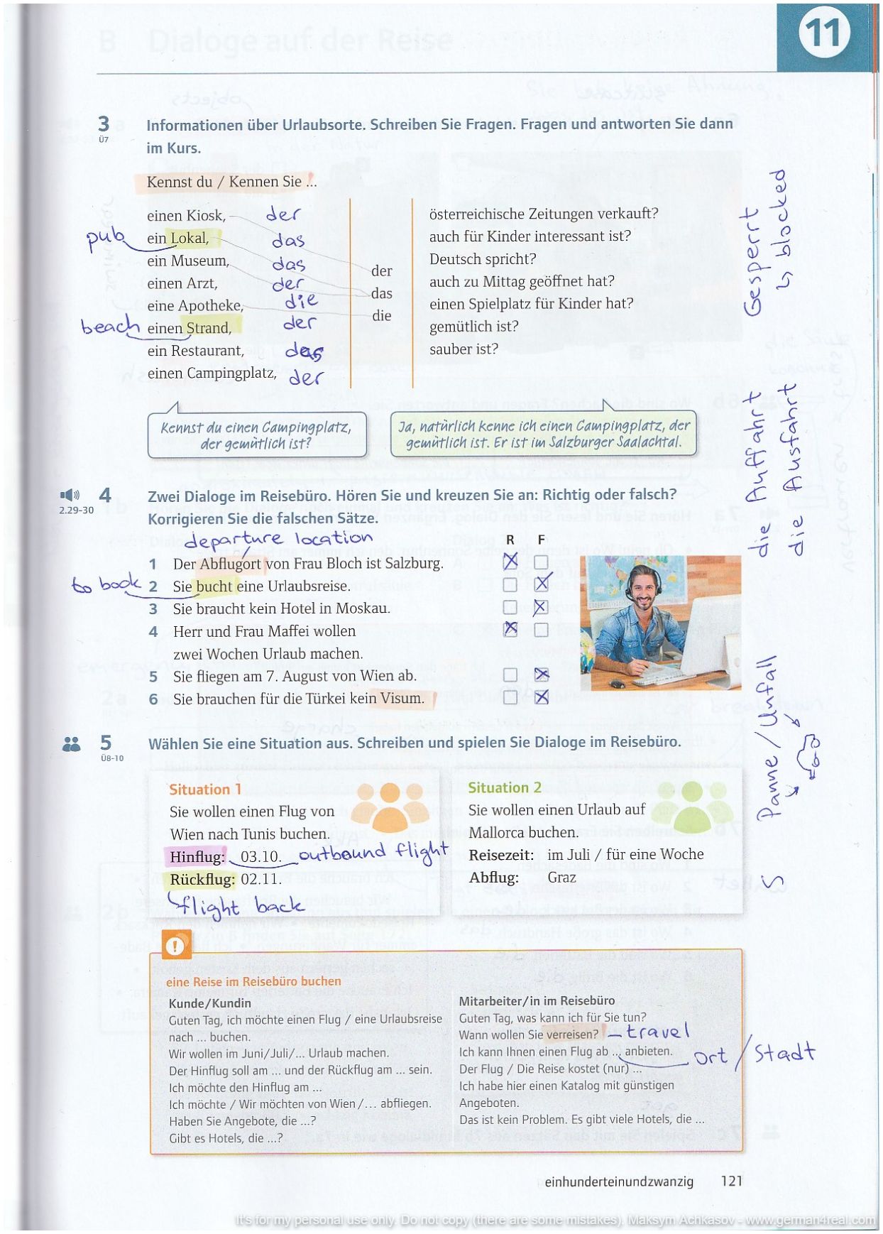Pluspunkt A2 (Kursbuch) -  page 121