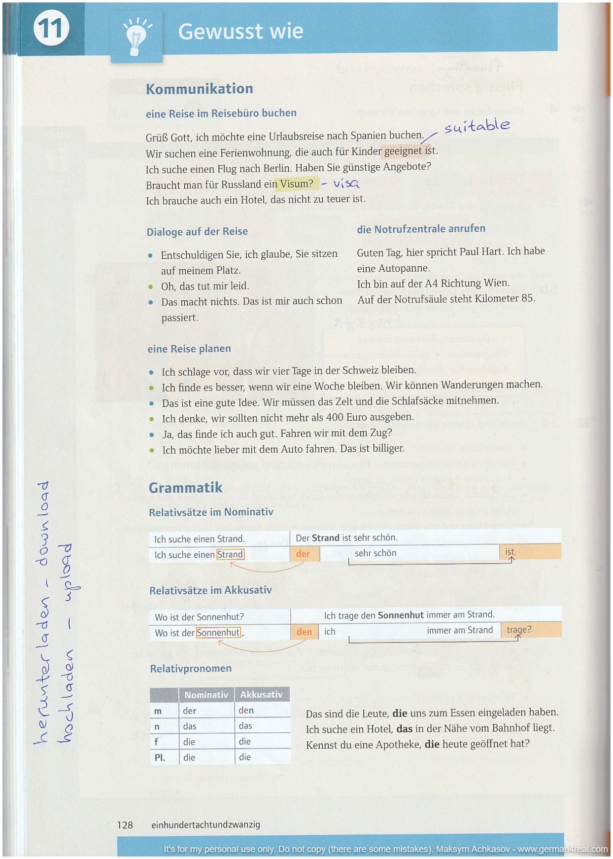 Pluspunkt A2 (Kursbuch) -  page 128