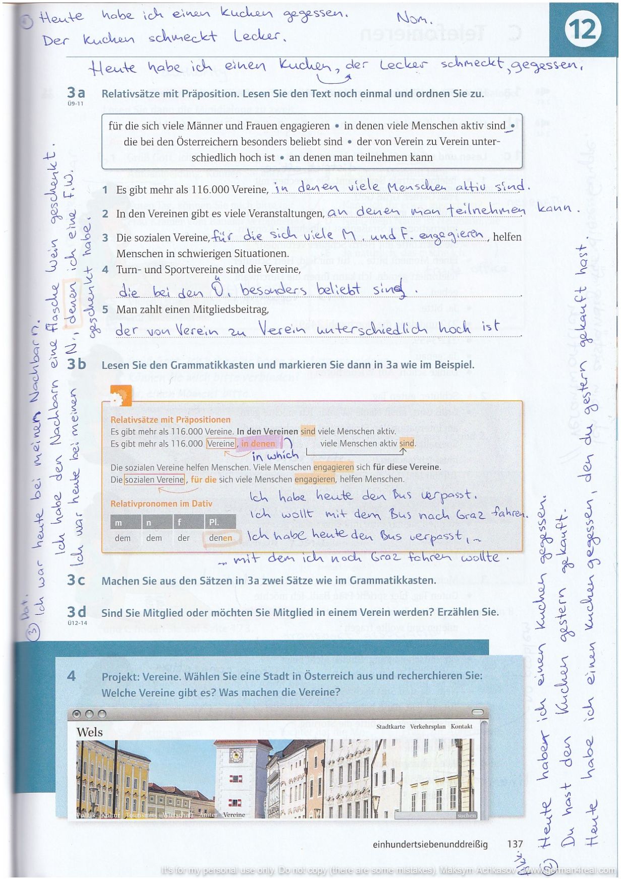 Pluspunkt A2 (Kursbuch) -  page 137