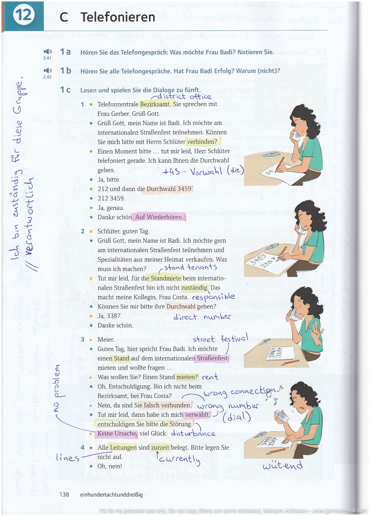 Pluspunkt A2 (Kursbuch) -  page 138