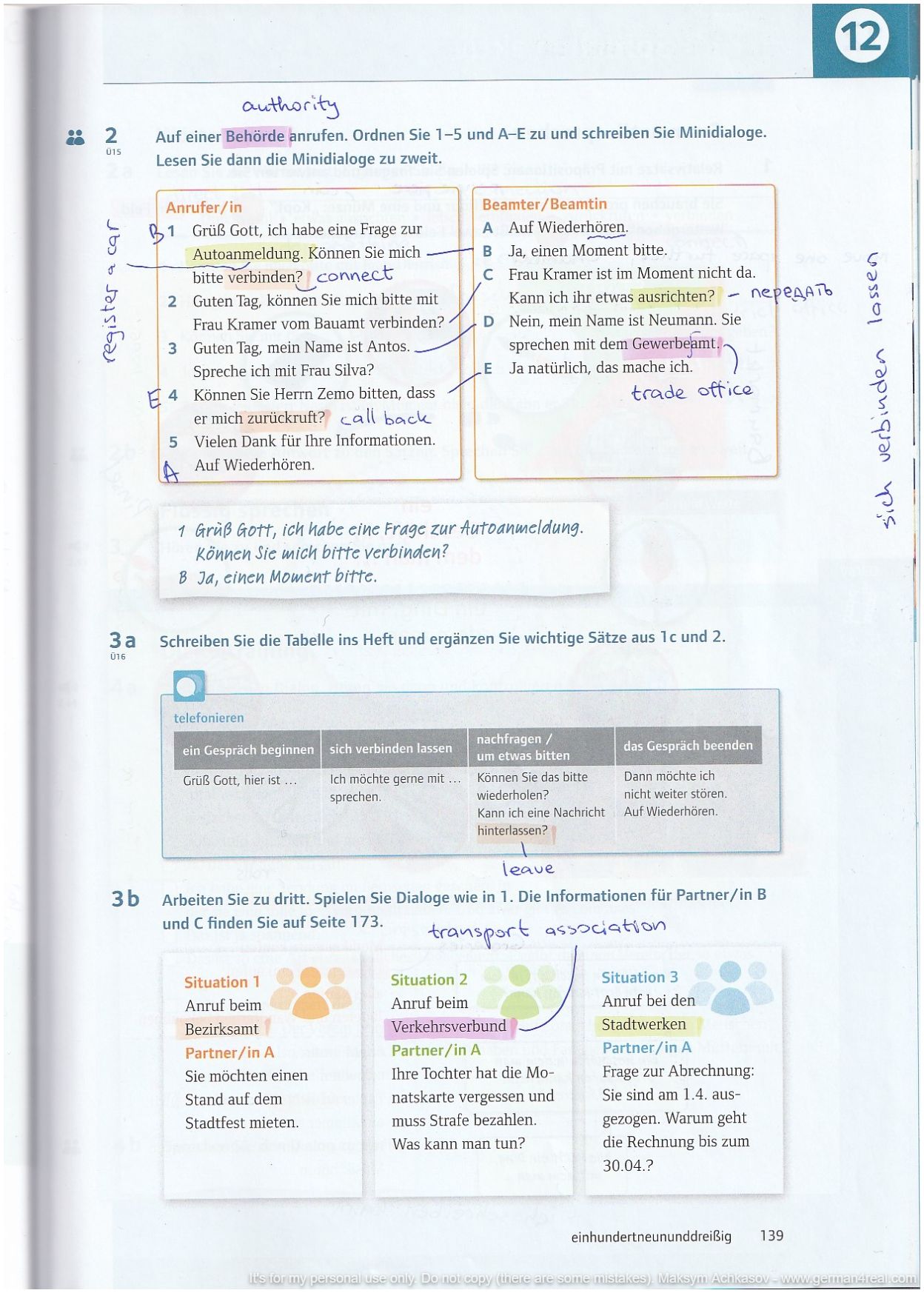 Pluspunkt A2 (Kursbuch) -  page 139