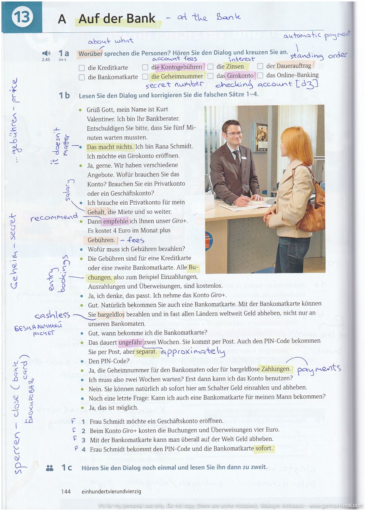 Pluspunkt A2 (Kursbuch) -  page 144
