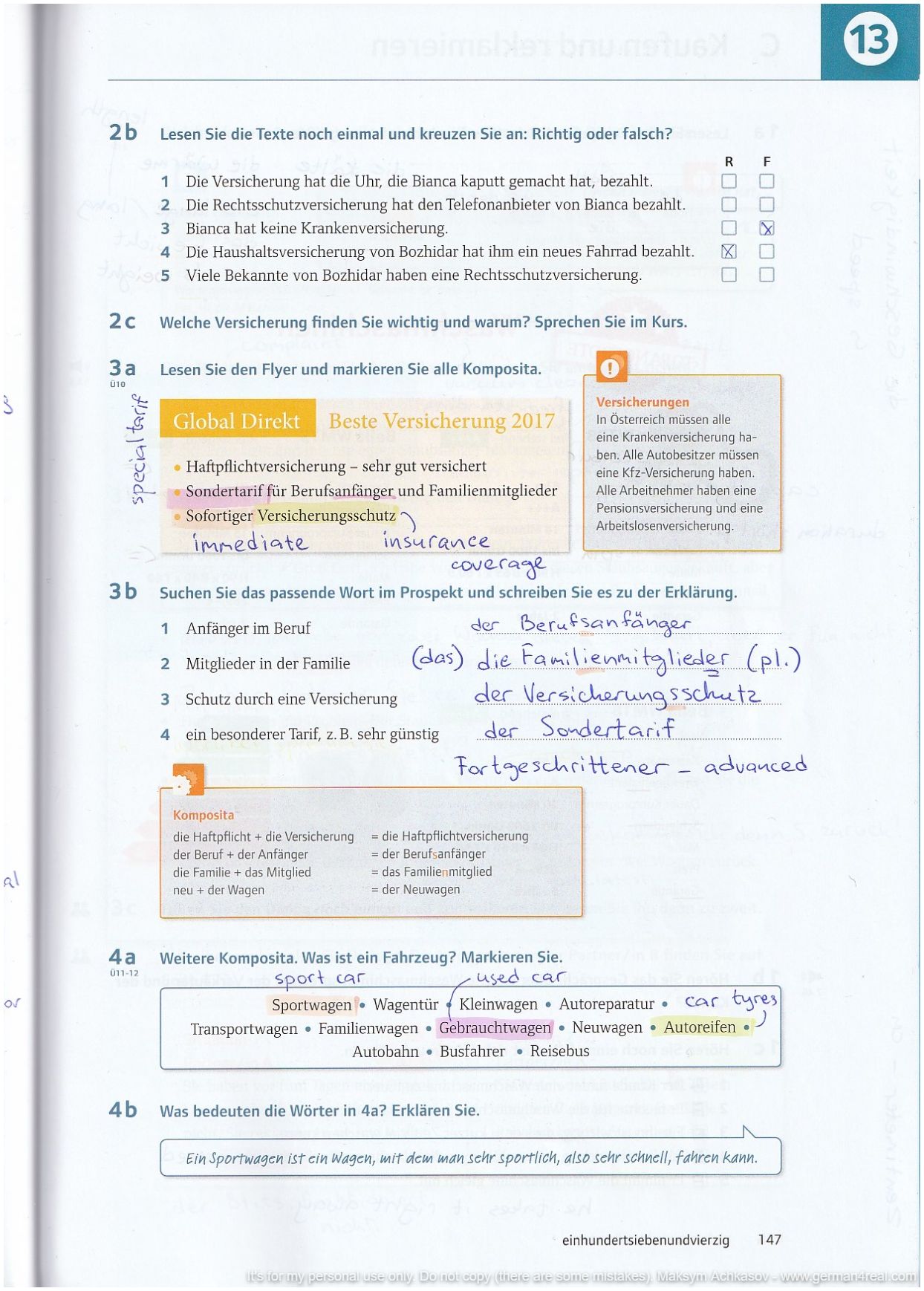 Pluspunkt A2 (Kursbuch) -  page 147