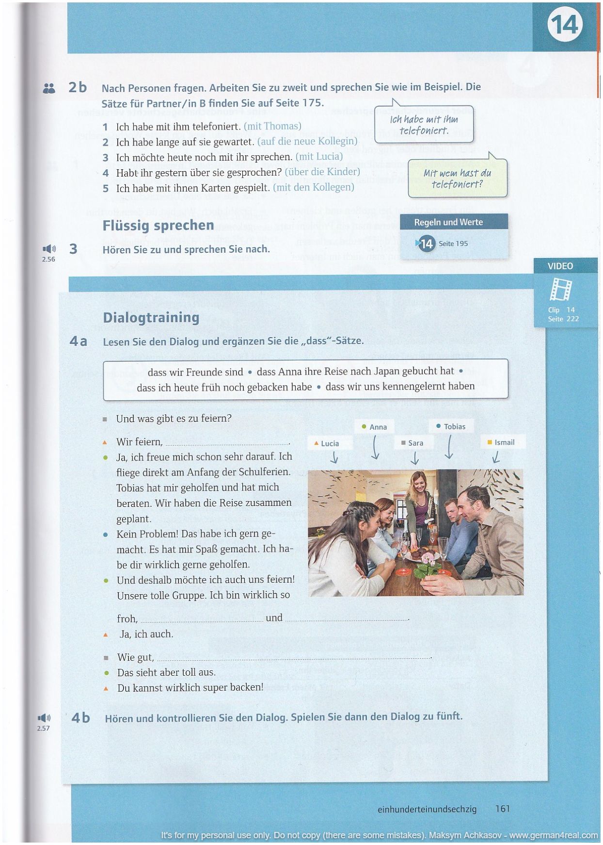 Pluspunkt A2 (Kursbuch) -  page 161