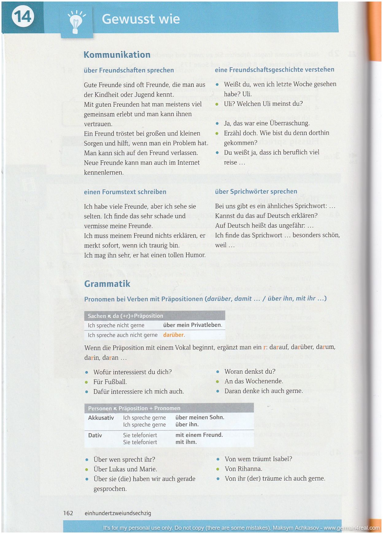 Pluspunkt A2 (Kursbuch) -  page 162