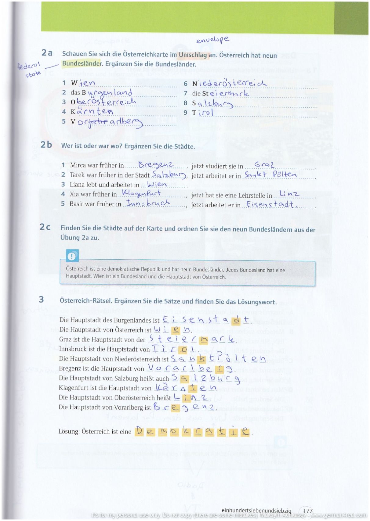 Pluspunkt A2 (Kursbuch) -  page 177