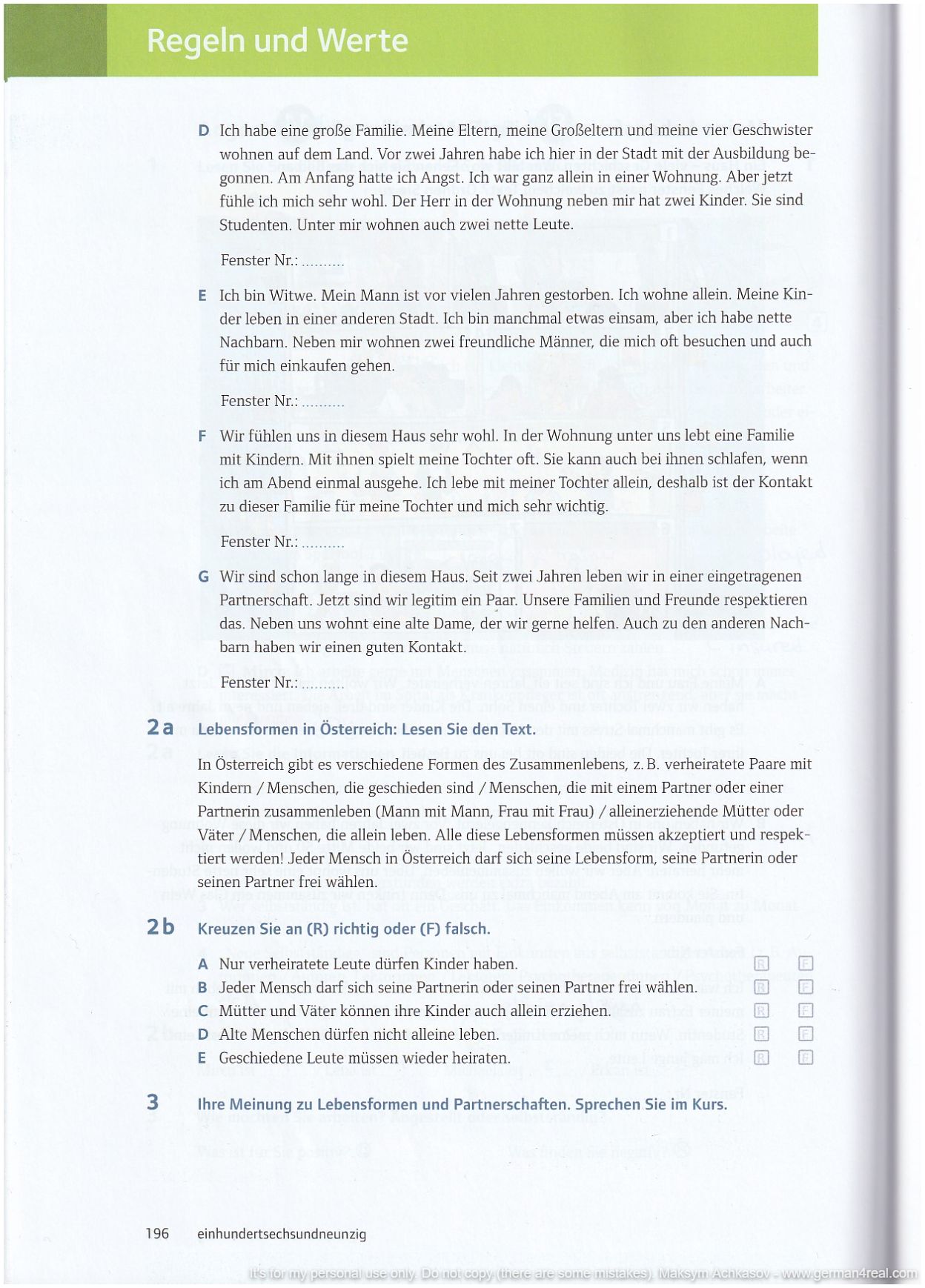 Pluspunkt A2 (Kursbuch) -  page 196