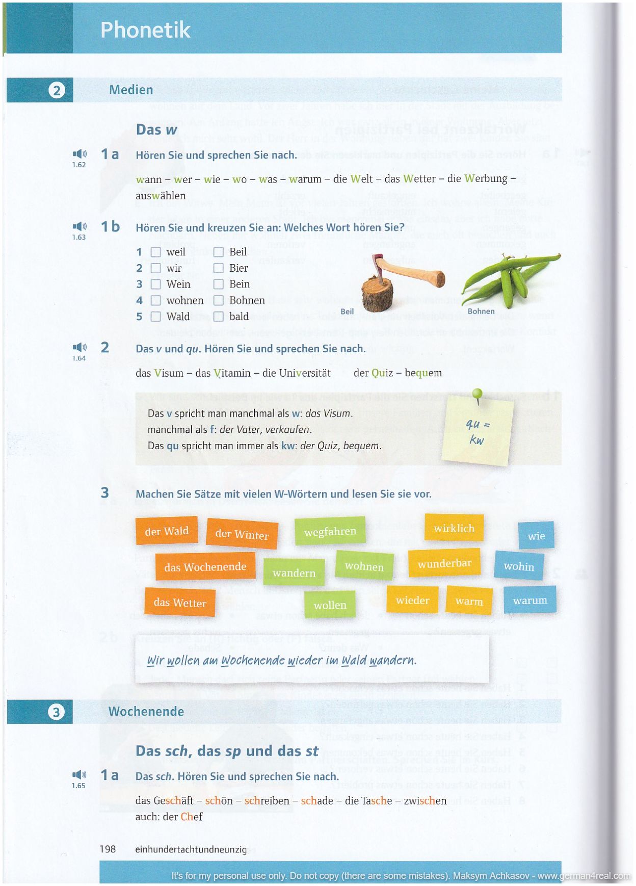 Pluspunkt A2 (Kursbuch) -  page 198