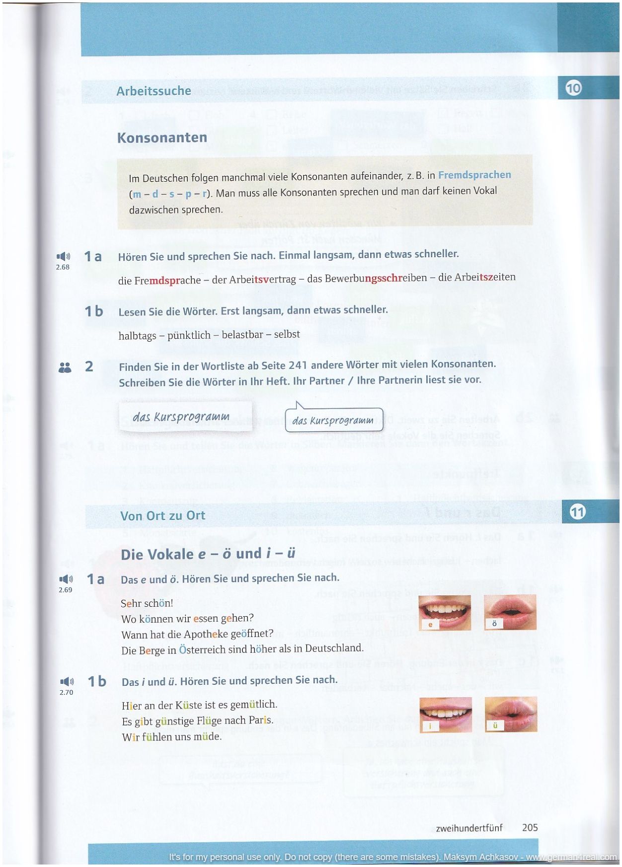 Pluspunkt A2 (Kursbuch) -  page 205