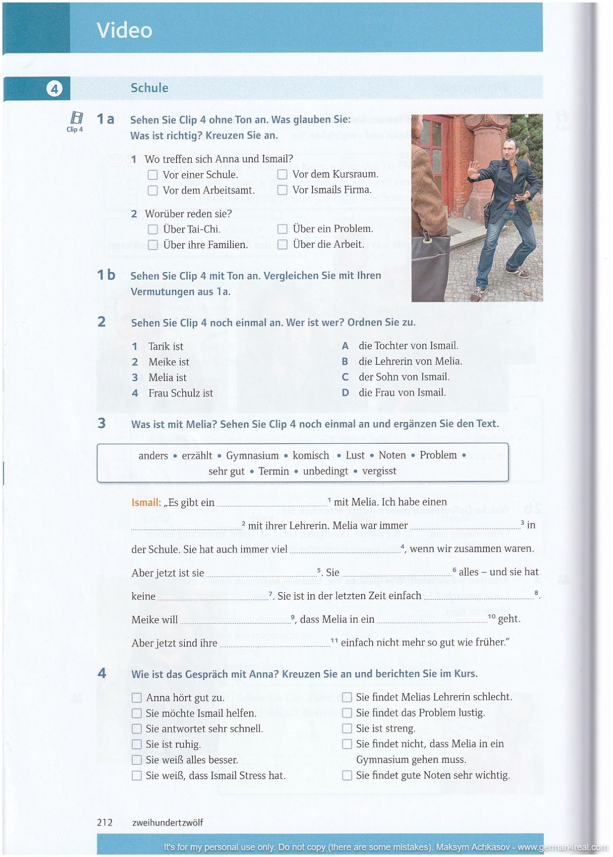 Pluspunkt A2 (Kursbuch) -  page 212