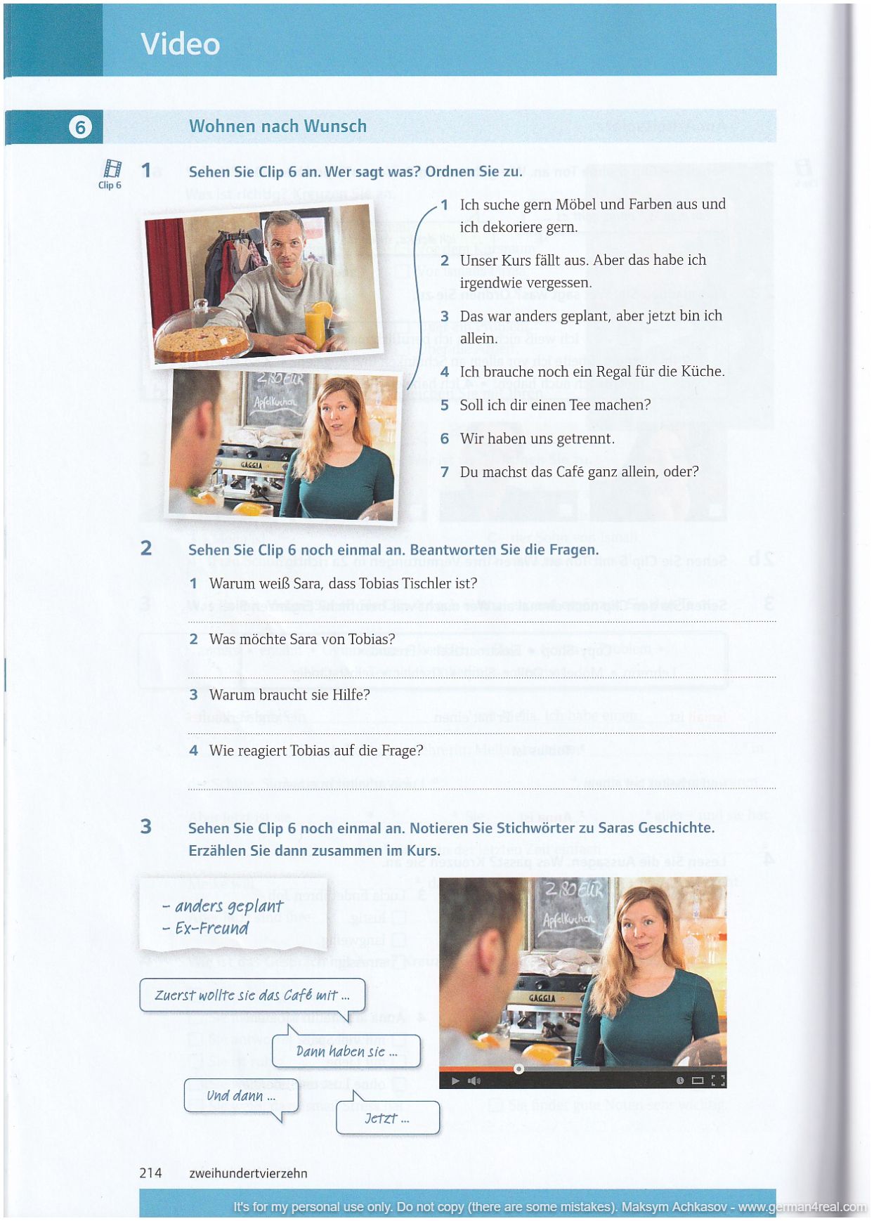 Pluspunkt A2 (Kursbuch) -  page 214