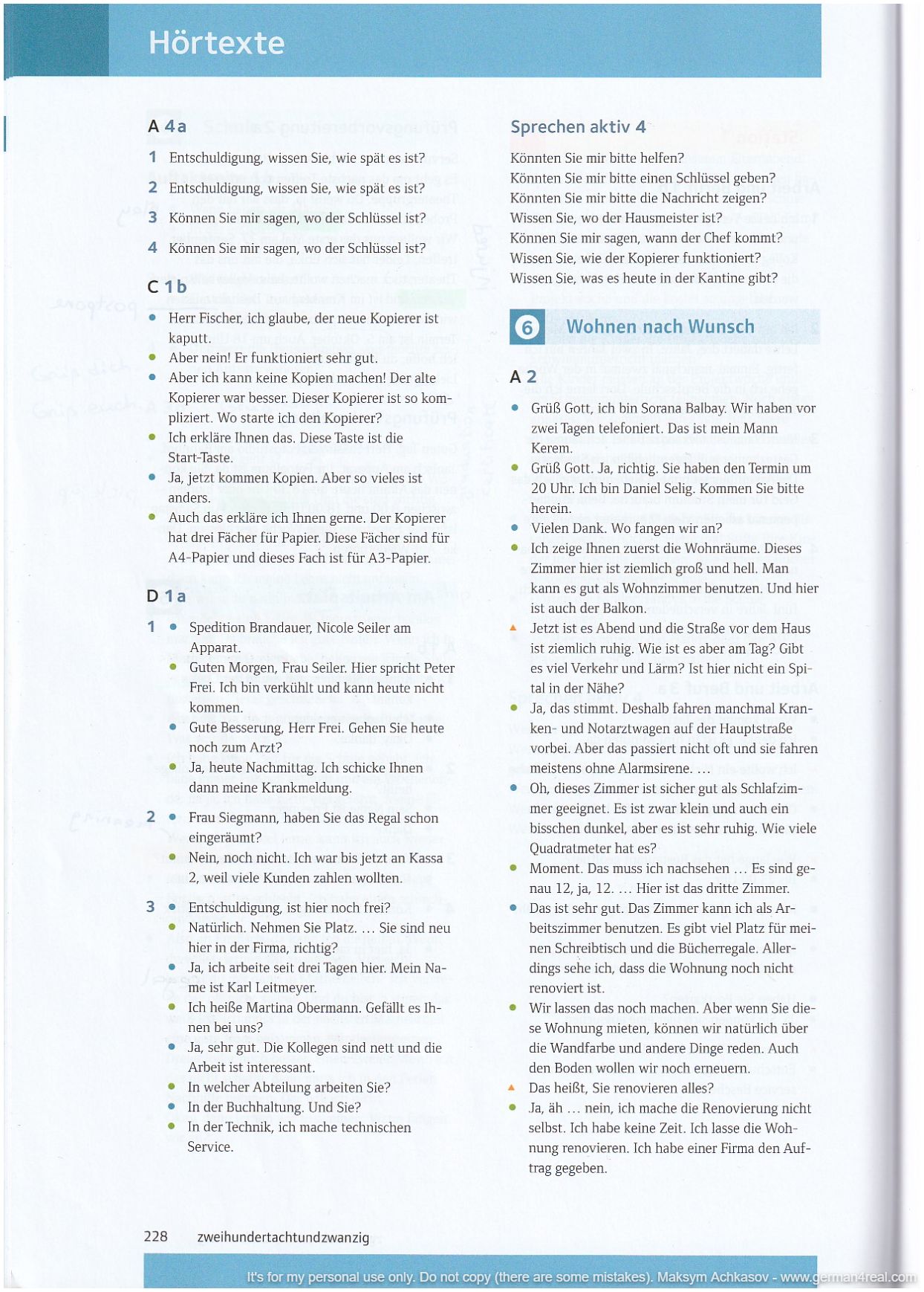 Pluspunkt A2 (Kursbuch) -  page 228