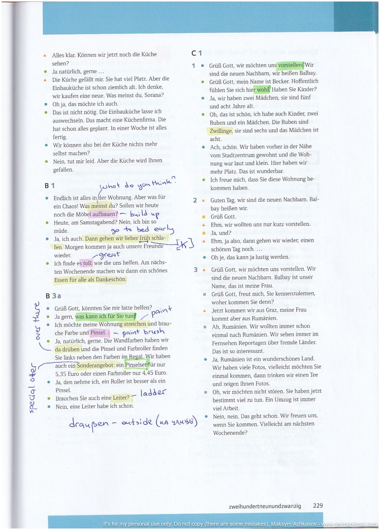 Pluspunkt A2 (Kursbuch) -  page 229