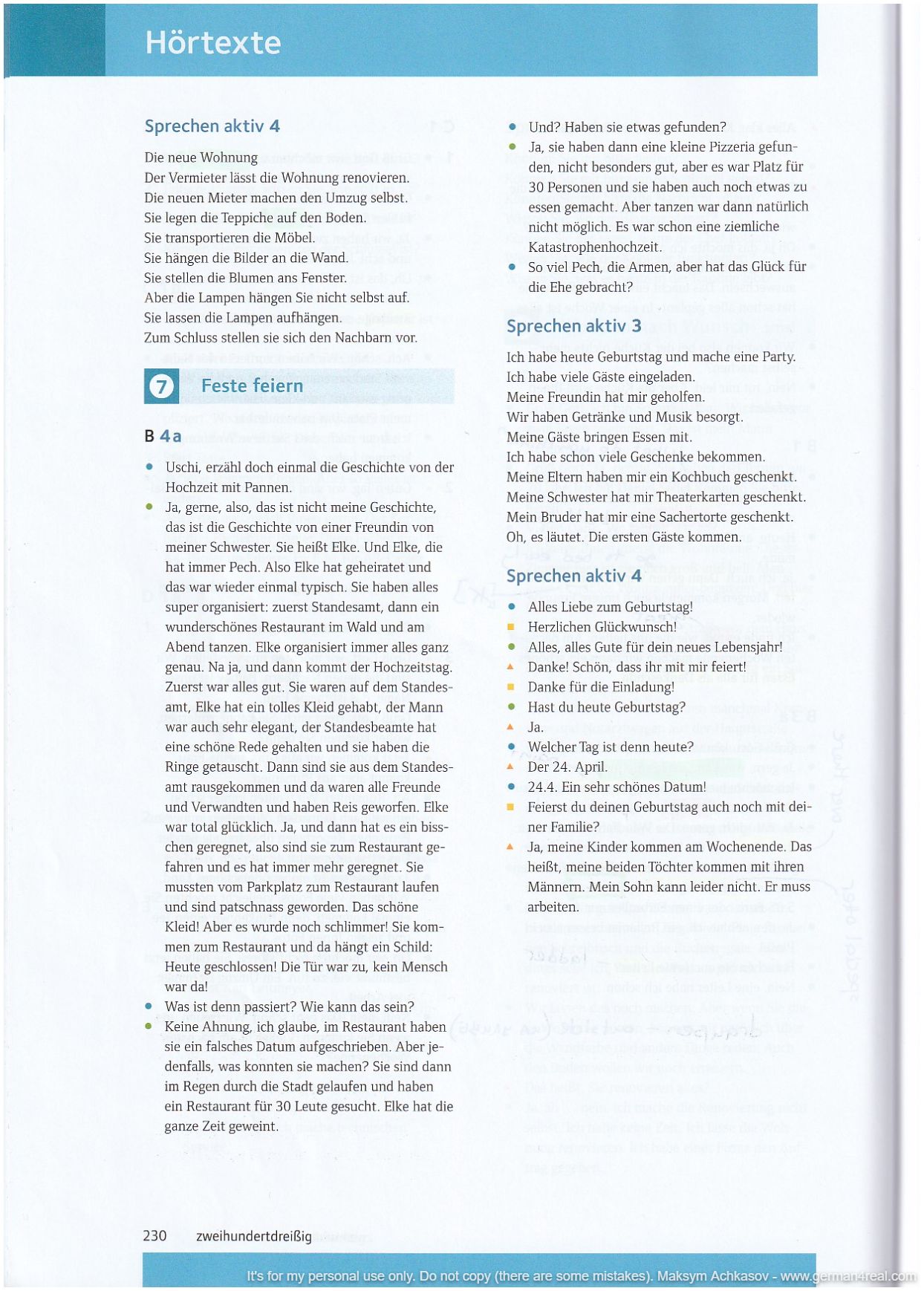 Pluspunkt A2 (Kursbuch) -  page 230
