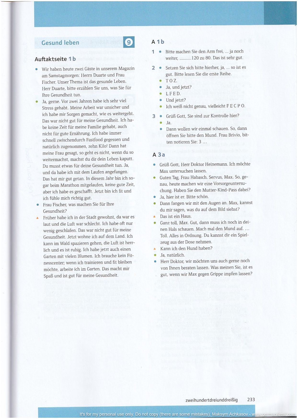 Pluspunkt A2 (Kursbuch) -  page 233