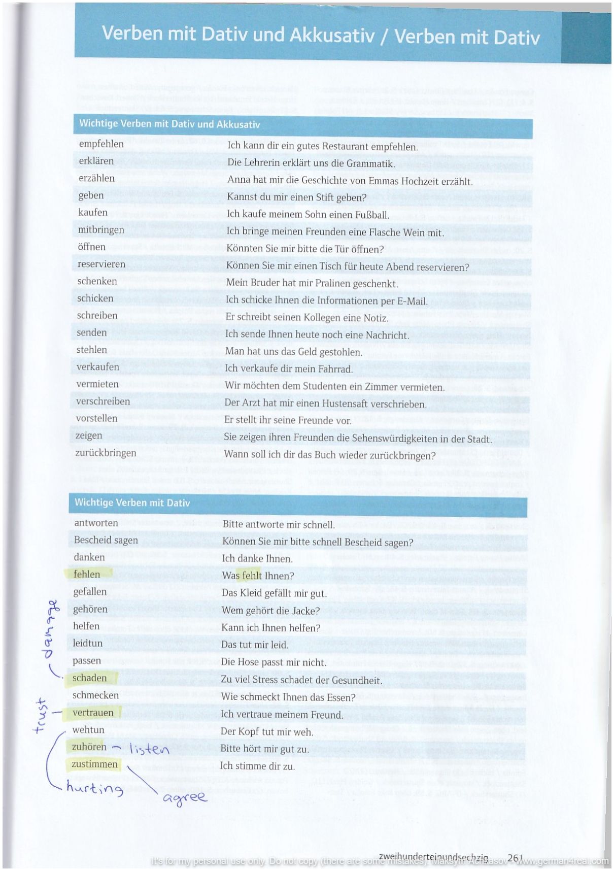 Pluspunkt A2 (Kursbuch) -  page 261